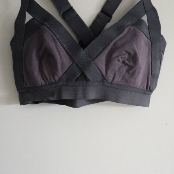 Community Aritzia Women's Sz M Rasa Activewear Stretch Mesh Sports Bra - Picture 6 of 10